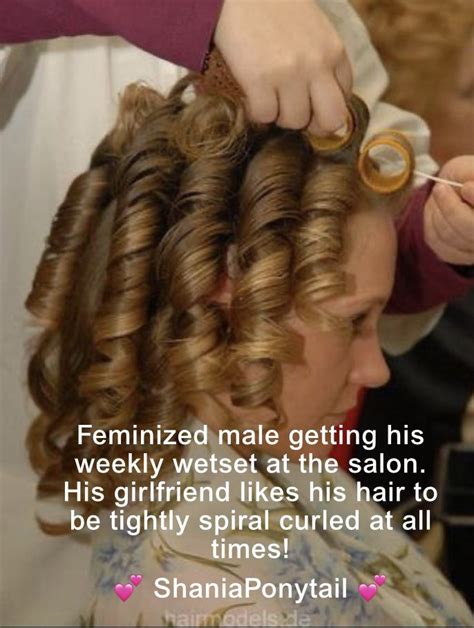 Feminized Male Sissy Wetset Spiral Curls Artofit