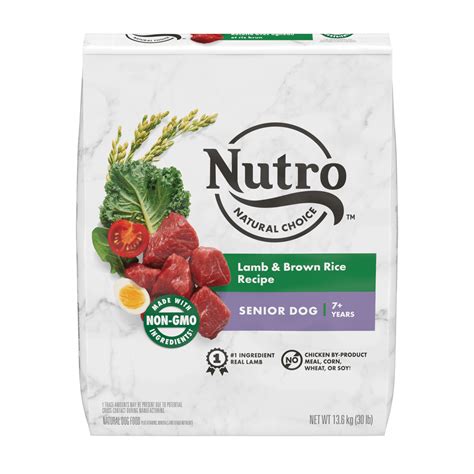 Nutro Natural Choice Senior Dry Dog Food Lamb And Brown Rice Recipe