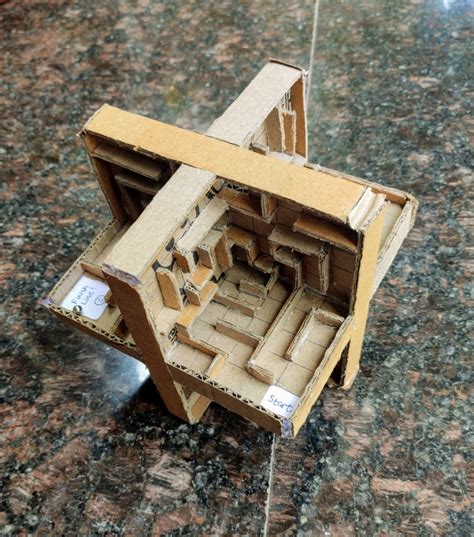 3d Cardboard Labyrinth Maze 19 Steps With Pictures Instructables