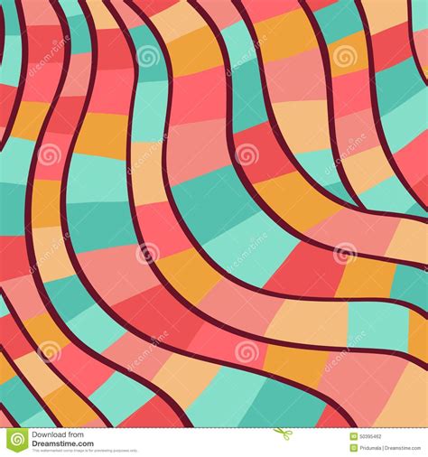 Bright Colors Mosaic Seamless Pattern Vector Illustration Looks Stock