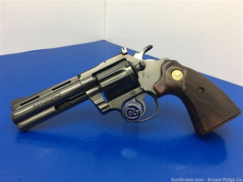 1978 Colt Diamondback 38 Spl Blue 4 Incredible Snake Series Revolver