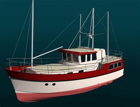 Passagemaker 40 44 Trawler Yacht Branson Boat Design Dutch Barges