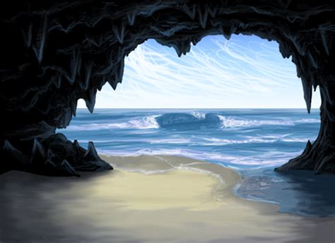 Cave Drawings Pretty Wallpapers Sea Cave