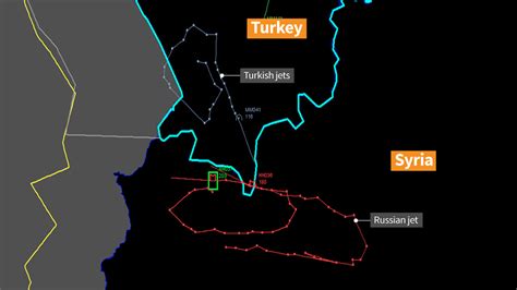 Russian Warplane Shot Down Near Turkey Syria Border Turkey Syria Border News Al Jazeera