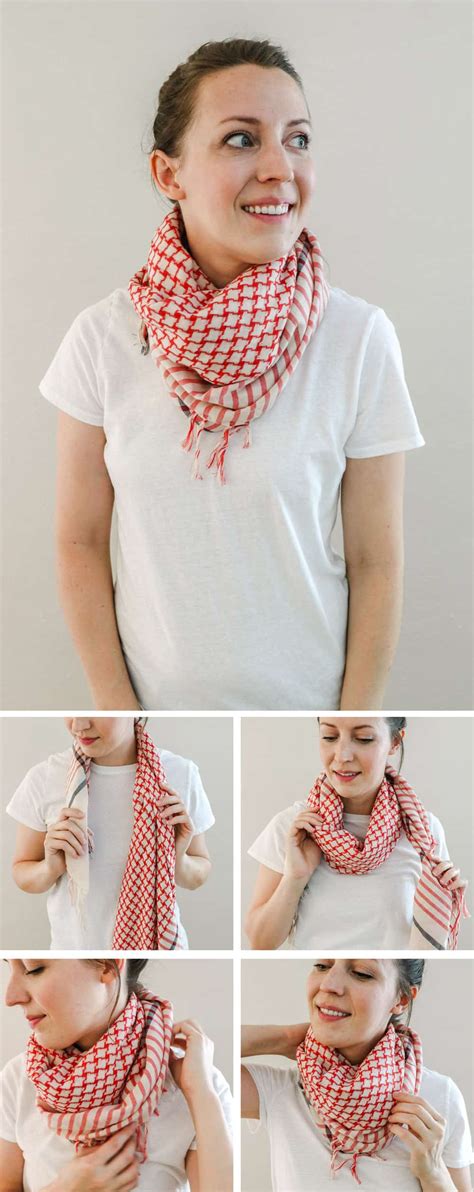 19 Super Stylish Ways To Tie A Scarf With Video Tutorial Hong Thai Hight Shool