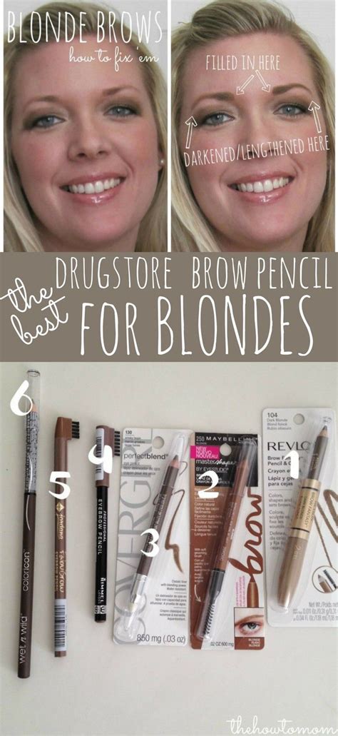 The Best Drugstore Eyebrow Pencil For Blondes Best Drugstore Brow Pencil Best Drugstore