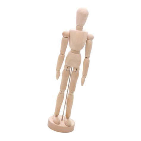 Wooden Body Artist Model Jointed Wood Sculpture Human Body With Stand