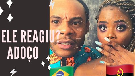 brasileiro reagindo musica angolana adoço edgar domingos youtube
