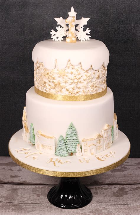Affordable and search from millions of royalty free images, photos and vectors. Winter Wonderland 1st Birthday cake - Cakey Goodness