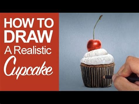 How To Draw With Colored Pencils And Neocolor Ii Realistic Cupcake