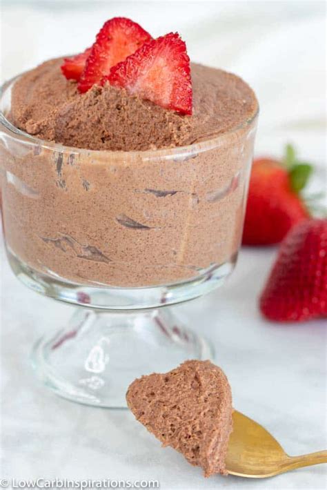 Dairy free, gluten free, high protein, low carb, no bake, peanut butter, sugar free, vegan. Quick Keto Chocolate Mousse Pudding Recipe - Low Carb ...