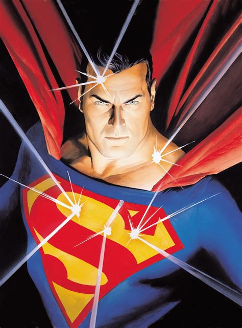 Superman Man Of Steel Alex Ross Dc Comics Superheroes Superhero