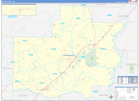 Maps Of White County Arkansas