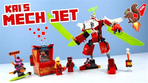 Lego Ninjago Kais Mech Jet And Arcade Pod Speed Build 2020 Youtube