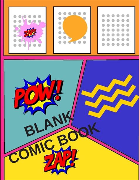 Blank Comic Book Draw Your Own Comics For Kids And Adults To