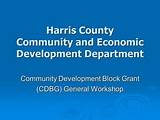 Community Development Block Grant Disaster Recovery