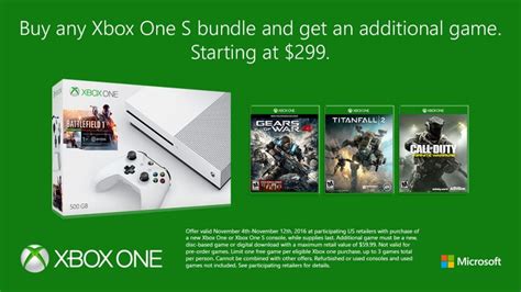 Buy An Xbox One S Get Another Game Of Your Choice For