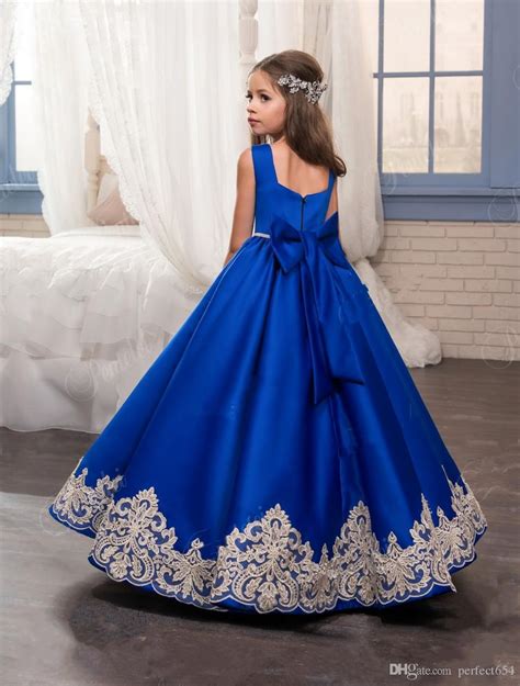 5 out of 5 stars. Kids Christmas Dresses For Party 2017 Royal Blue Girl ...