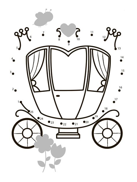 carriage coloring pages    print