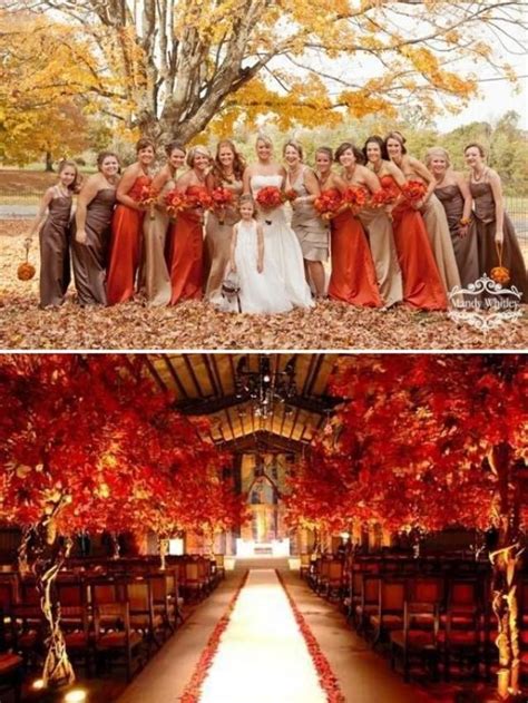 Wedding Theme Fall Wedding Colors 2267835 Weddbook