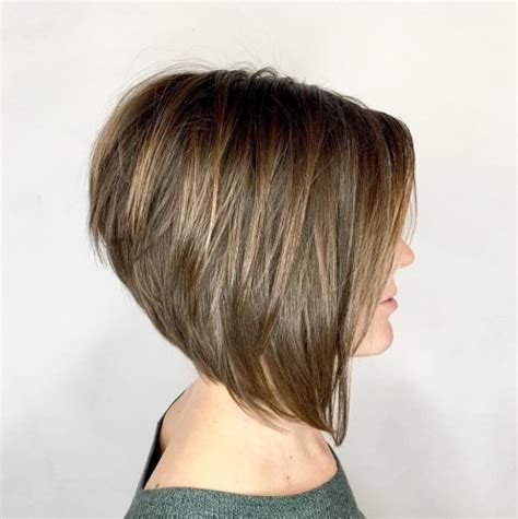A steeply angled long stacked bob is a quirky cousin of the popular lob. The Full Stack: 50 Hottest Stacked Bob Haircuts