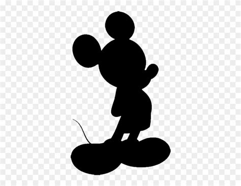 Download Silhouette Clipart Mickey Mouse Sticker The Walt Disney