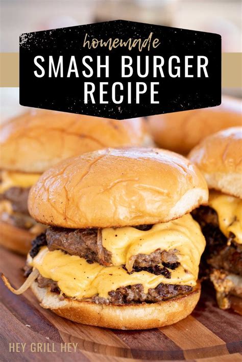 Homemade Smash Burger Recipe In 2020 Smash Burger Recipe Smash