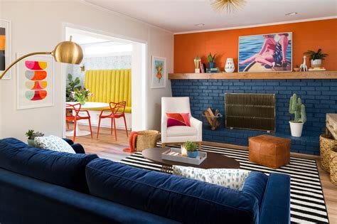 15 gorgeous blue and orange living room to go coastal and fun aprylann