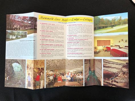 Vintage Mammoth Cave National Park In Kentucky Brochure Etsy