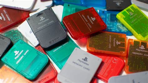 Playstation 1 Memory Card Colors Released In North America Collector