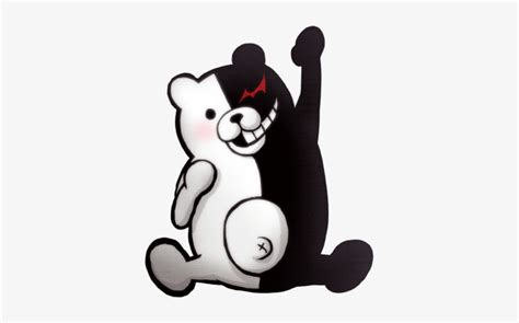 Danganronpa 1 Monokuma Sitting Sprite 01 Danganronpa Monokuma Png