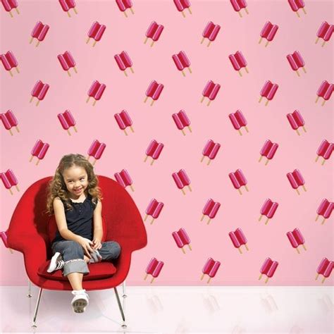 Twin Pops Pinkpink Removable Wallpaper Is Peel And Stick Vinyl