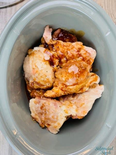 The Best Slow Cooker Chicken Thighs Recipe Sidetracked Sarah