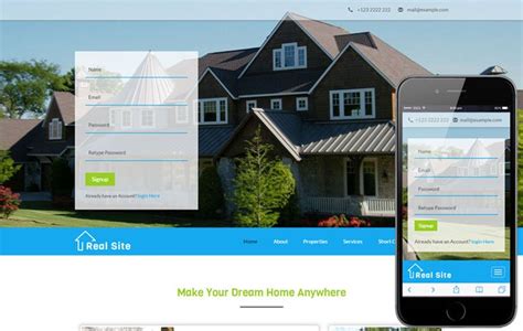 25 Bootstrap Real Estate Templates