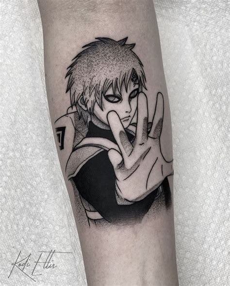 Gaara Tattoo Tatuagem Do Naruto Tatuagens De Anime Tatuagem Geek