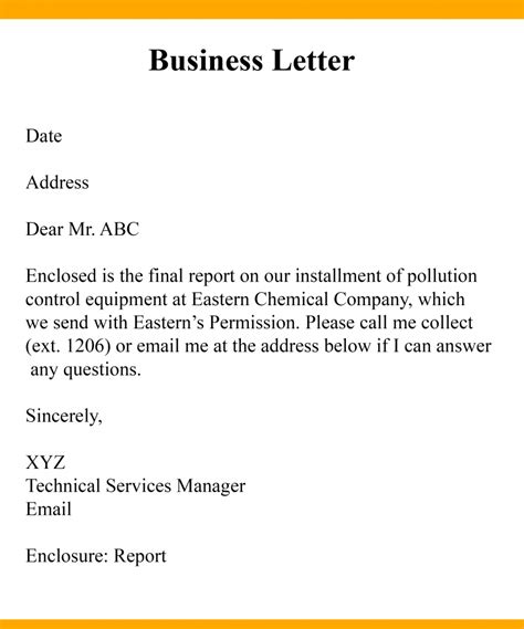 (formal or informal) is written in response to the situation outlined in the task. 4+ 😃Business Letter Sample Templates😃