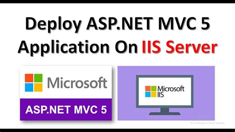 How To Publish Deploy Asp Net Mvc Application On Iis Server Youtube