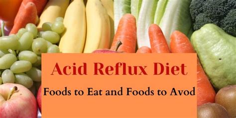 Foods For Acid Reflux 7 Best And Worst Food To Eat And Avoid