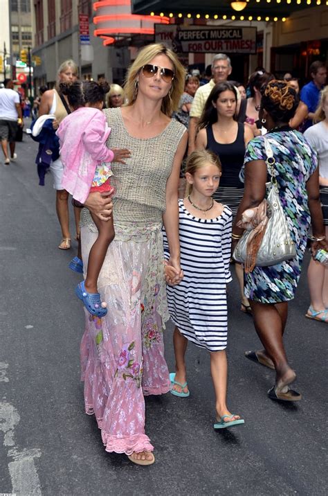 However, over the weekend, the german supermodel delighted fans after taking to instagram to post a photo of all four of her children and her husband tom kaulitz, which had been taking during a hike. Heidi Klum wore a pink-tinted ensemble while she spent ...