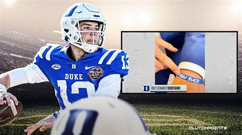 Duke Football Why Riley Leonards Mom Texts Him You Suck Before Games