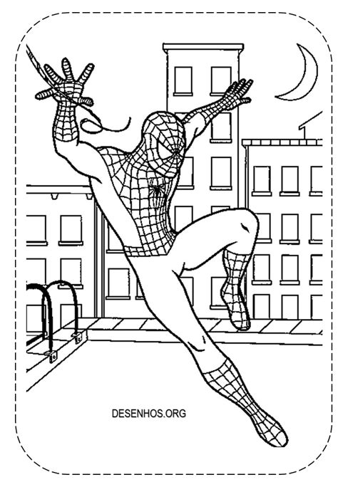 Desenhos Do Homem Aranha Para Imprimir E Colorir 14 Fichas E Atividades