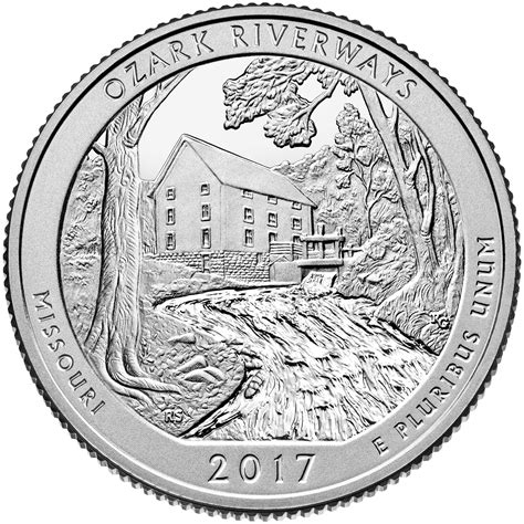 ¼ Dollar Washington Quarter Ozark National Scenic Riverways