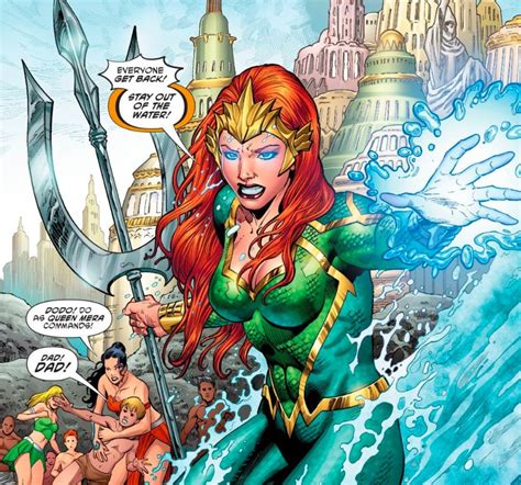 Dc On Twitter With Her People In Danger Queen Mera Leaps Into Action