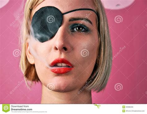 Girl With Eye Patch Stock Photo Image Of Portrait Hair 30088456