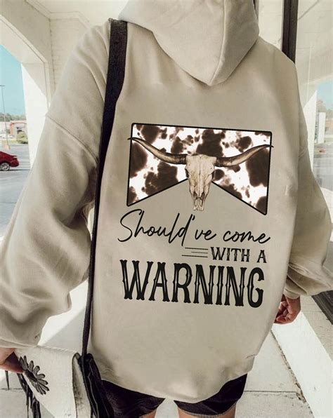 Shouldve Come With A Warnings Hoodie Tumblr Hoodie Etsy