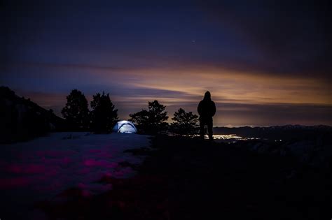 Free Images Sea Horizon Silhouette Mountain Snow Light Cloud