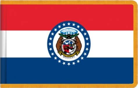 Indoor Missouri State Flag Nylon Missouri State Flags Flag Works