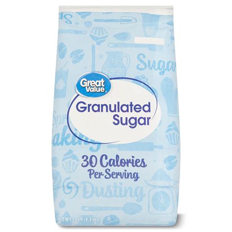 Great Value Pure Granulated Sugar 10lb