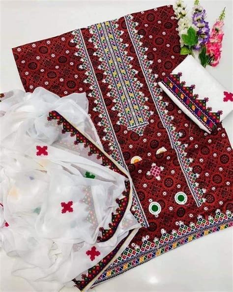 Fine Collections On Instagram Jac Fancy Ajrak Embroidered Suits Lawn