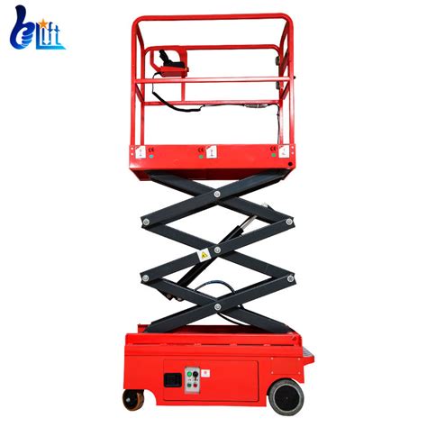 3m 5m 300kg Small Manlift Indoor Portable Mini Hydraulic Electric